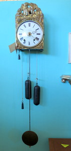 Comtoise - Uhr, Morez - Uhr antik um 1860, restauriert - revidiert vergrssern